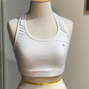 Champion white sports bra